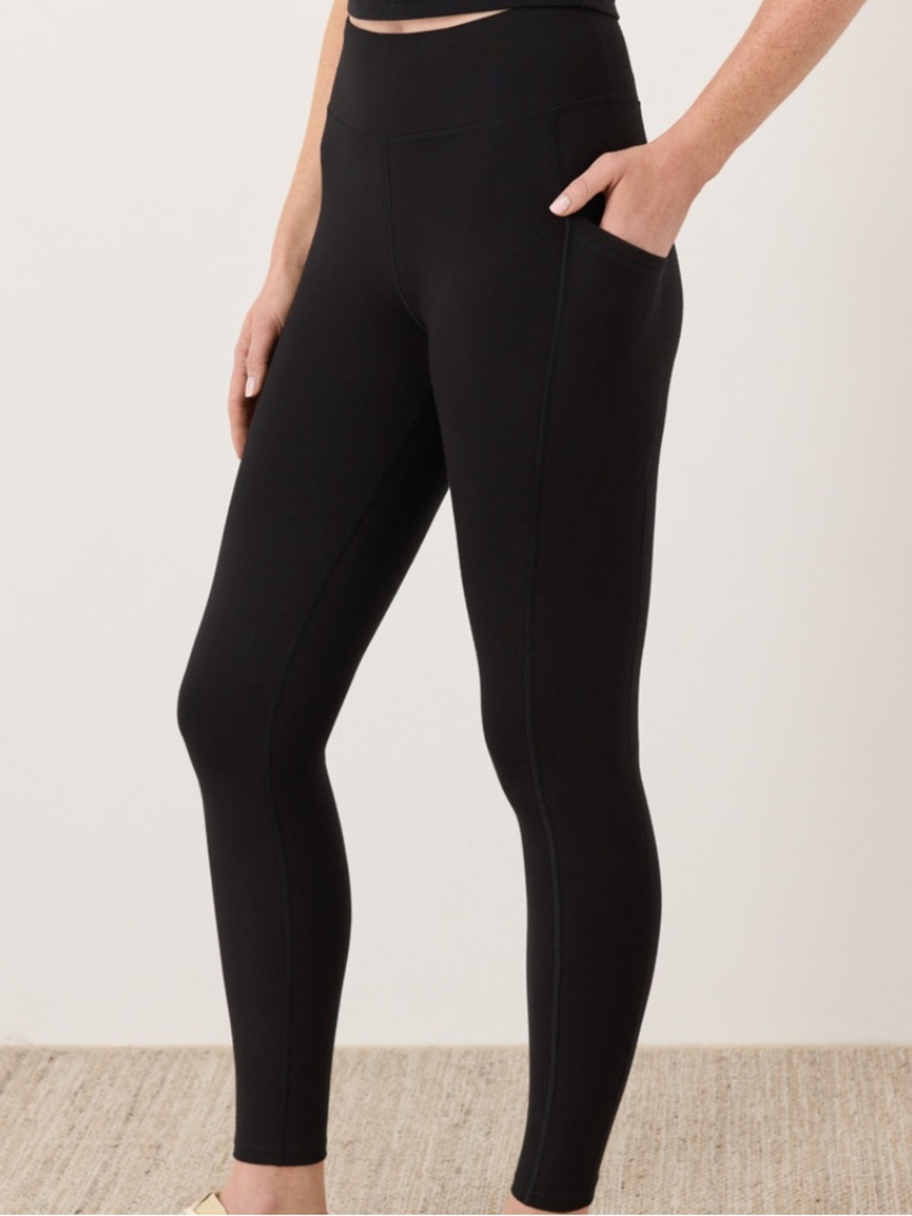 Black Pact Womens High-Rise Leggings